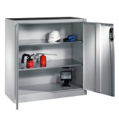CP Stahlschrank grau