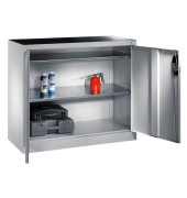 CP Stahlschrank grau