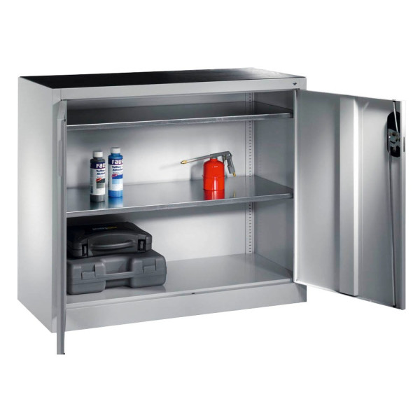 4064615139759 - Werkstatt-Beistellschrank mit Flügeltüren Breite x Tiefe 1200 x 400 mm lichtgrau lichtgrau 4064615139759 - Werkstatt-Beistellschrank mit Flügeltüren Breite x Tiefe 1200 x 400 mm lichtgrau lichtgrau