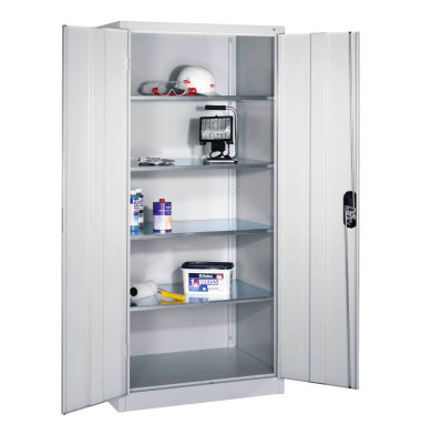 Werkzeugschrank Serie 89 892200S10250, abschlie&szlig;bar, 5 OH, lichtgrau, 93x195x60cm (BxHxT)