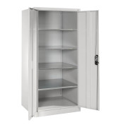 CP Stahlschrank grau