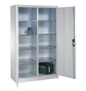 CP Stahlschrank grau
