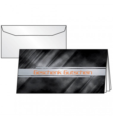 Gl&uuml;ckwunschkarten DC405 220g Grip motiv Karton, Kunststoff-kaschiert