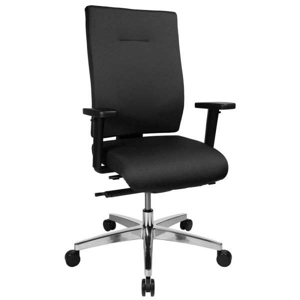 4014296559575 - Bürostuhl Sitness 70 PS79BH W50 Stoff schwarz Gestell alu 4014296559575 - Bürostuhl Sitness 70 PS79BH W50 Stoff schwarz Gestell alu