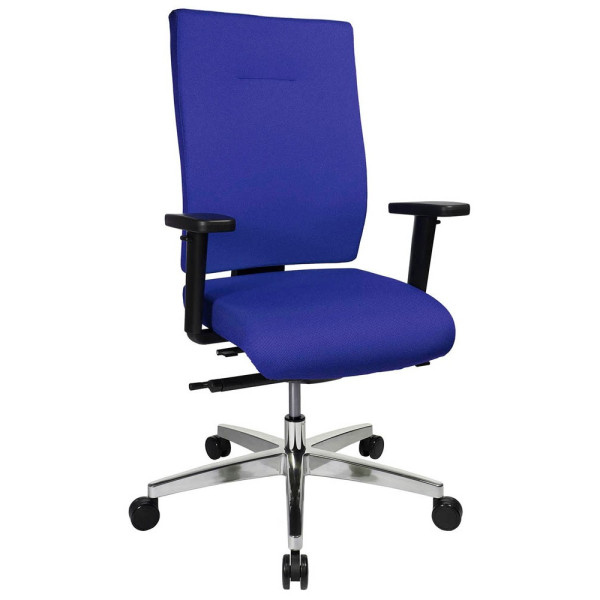 4014296559704 - Bürostuhl Sitness 70 PS79BH W56 Stoff blau Gestell alu 4014296559704 - Bürostuhl Sitness 70 PS79BH W56 Stoff blau Gestell alu