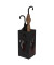 Schirmständer Umbrella 32665, Metall, eckig, schwarz