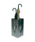 Schirmständer Umbrella 32668-MT, Edelstahl, eckig, silber