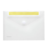 Dokumententasche Index 40162-04, A5, transparent, Polypropylen (PP), Klettverschluss