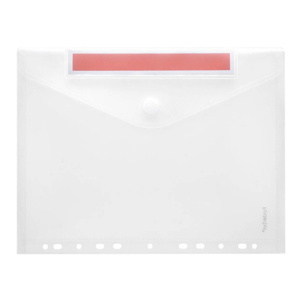 4250037428308 - Dokumententasche Index 40165-04 A4 transparent farblos Polypropylen (PP) Klettverschluss 4250037428308 10 Stück