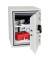 Feuerschutztresor FS1283F Titan 36 l 53kg signalweiß mit Fingerabdruckschloss Stahl