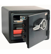Feuerschutztresor FS1291E Titan Aqua 23 l 36kg schwarz mit Elektronikschloss Stahl