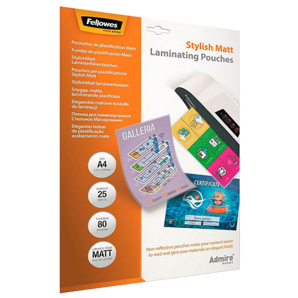 0043859730872 - Laminierfolien Admire Stylish Matt 5602101 A4 216x303mm 80mic x2 matt 0043859730872 25 Stück