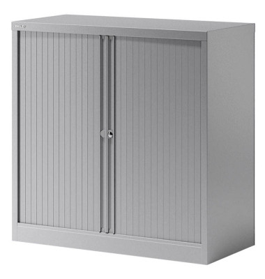 Rollladenschrank ESSENTIALS YETB10101SSL355, abschlie&szlig;bar, 2 OH, silber, 100x100x47cm (BxHxT)
