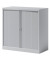 BISLEY Rollladenschrank grau 1 Fachboden