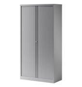 BISLEY Rollladenschrank silber 4 Fachböden