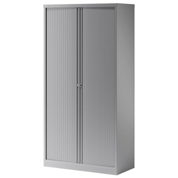Bisley Rollladenschrank ESSENTIALS YETB10194SSL355, abschließbar, 5 OH, silber, 100x197x47cm (BxHxT) 5020073793536 Bisley