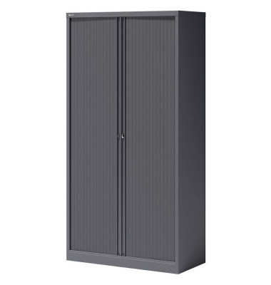 BISLEY Rollladenschrank anthrazit 4 Fachböden
