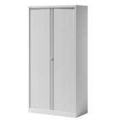 BISLEY Rollladenschrank weiß 4 Fachböden