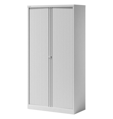 BISLEY Rollladenschrank weiß 4 Fachböden