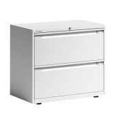 H&auml;ngeregistraturschrank BLYYESF0807696 ESSENTIALS, verkehrsweiss, 2 Schubladen, 2-bahnig
