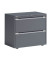 H&auml;ngeregistraturschrank BLYYESF0807634 ESSENTIALS, anthrazit, 2 Schubladen, 2-bahnig