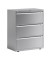 H&auml;ngeregistraturschrank BLYYESF0810355 ESSENTIALS, silber, 3 Schubladen, 2-bahnig