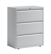 BISLEY Hängeregistraturschrank Essentials grau 3 Schubladen