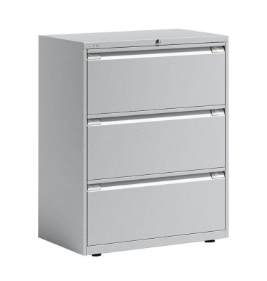 BISLEY Hängeregistraturschrank Essentials grau 3 Schubladen