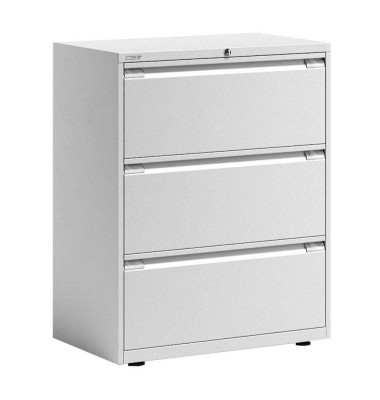 BISLEY Hängeregistraturschrank Essentials weiß 3 Schubladen