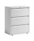 H&auml;ngeregistraturschrank BLYYESF0810696 ESSENTIALS, verkehrsweiss, 3 Schubladen, 2-bahnig