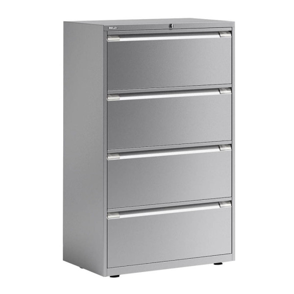 5020073788198 - BISLEY Essentials Hängeregistraturschrank silber 4 Schubladen 800 x 470 x 1300 cm 1 St