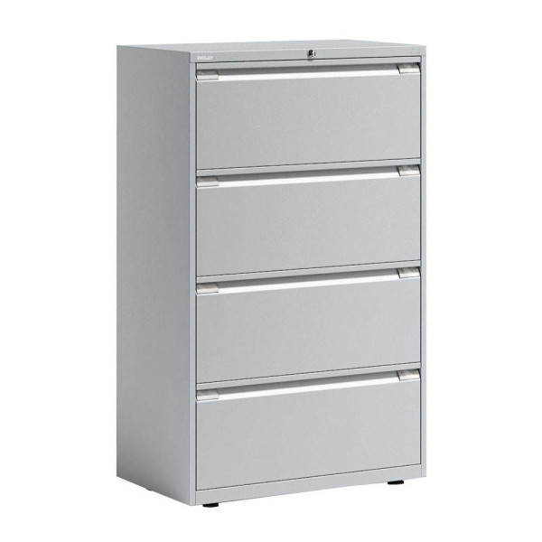 5020073788235 - BISLEY Essentials Hängeregistraturschrank lichtgrau 4 Schubladen 800 x 470 x 1300 cm 1 St