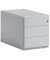 Rollcontainer BLYA79M7SSS645 Note, lichtgrau, 3 Schubladen, Stahl, abschlie&szlig;bar