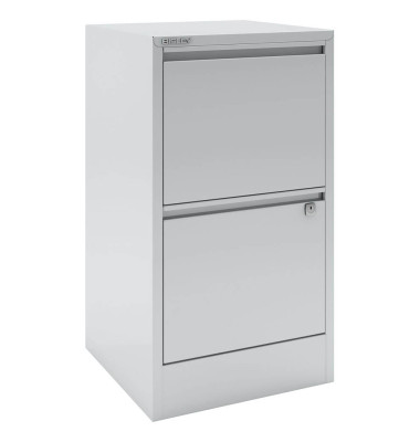 H&auml;ngeregistraturschrank HF2645 Home Filer, lichtgrau, 2 Schubladen, 1-bahnig