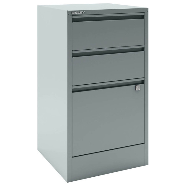 5020073752229 - Bisley Home Hängeregistraturschrank Home 1 Schublade Silber 413 x 400 x 672 mm