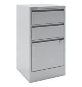 H&auml;ngeregistraturschrank HF3645 Home Filer, lichtgrau, 3 Schubladen, 1-bahnig