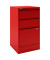 H&auml;ngeregistraturschrank HF3670 Home Filer, kardinalrot, 3 Schubladen, 1-bahnig