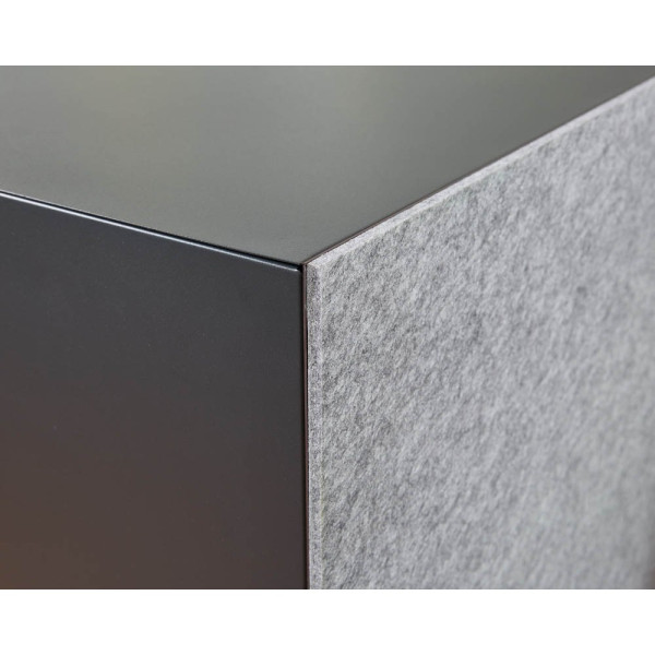 5020073994377 - Verkettungsplatte Cito 5-Eck BxTxH 120 120x80x74cm ahorn Gestel