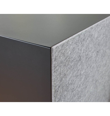 BISLEY Akustikr&uuml;ckwand grau