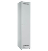 Schließfachschrank Light GL04S1245, Metall, 1 Abteil mit 3 Fächern, abschließbar, 30x185cm (BxH), lichtgrau
