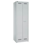 Putzmittelschrank GL06AZ-245 GL06AZ-245, abschlie&szlig;bar, lichtgrau, 61x185x50cm (BxHxT)