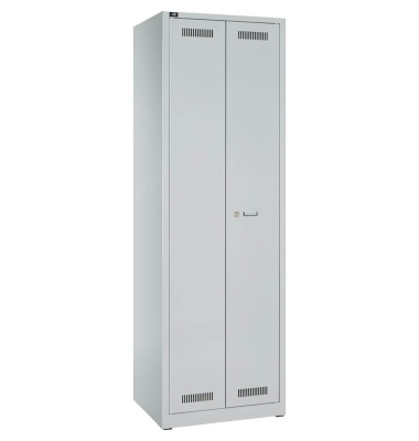 Putzmittelschrank GL06AZ-245 GL06AZ-245, abschlie&szlig;bar, lichtgrau, 61x185x50cm (BxHxT)