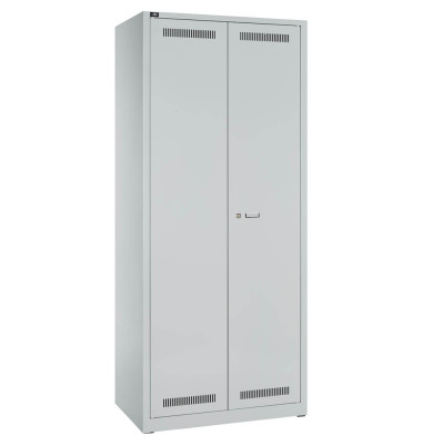 Putzmittelschrank GL08AZ-245 GL08AZ-245, abschlie&szlig;bar, lichtgrau, 80x185x50cm (BxHxT)
