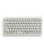 PC-Tastatur G84-4100LCMDE-0, mit Kabel (USB-PS2), klein, mechanische Tasten, weiß