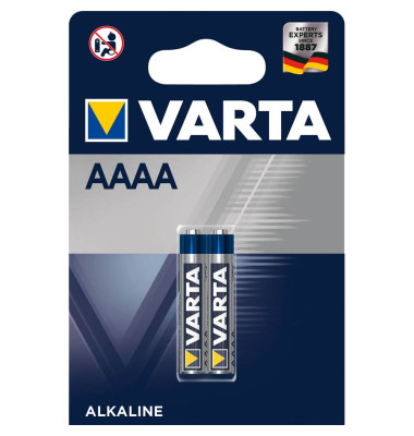 Spezial-Batterie Mini (AAAA)  Alkali-Mangan Varta Professional Electronics Mini-Batterie 1.5 V 640 mAh 2 St.