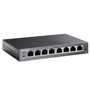 Netzwerk Switch RJ45 TP-LINK TL-SG108PE 8 Port 1 Gbit/s PoE-Funktion