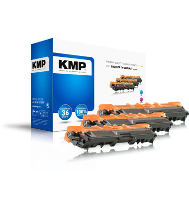 KMP Toner Kombi-Pack ersetzt Brother TN-246C, TN-246M, TN-246Y Kompatibel Cyan, Magenta