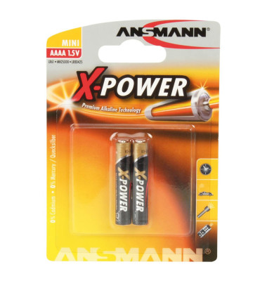 Batterie X-POWER, AAAA / Mini / LR8D425, 1,5 Volt