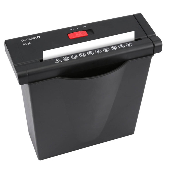 4030152027064 - Aktenvernichter PS 36 Streifenschnitt 6 mm 7 l Blattanzahl (max) 6 Sicherheitsstufe 2 4030152027064 Olympia