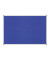 Pinnwand Standard 6443835, 90x60cm, Filz, Aluminiumrahmen, blau